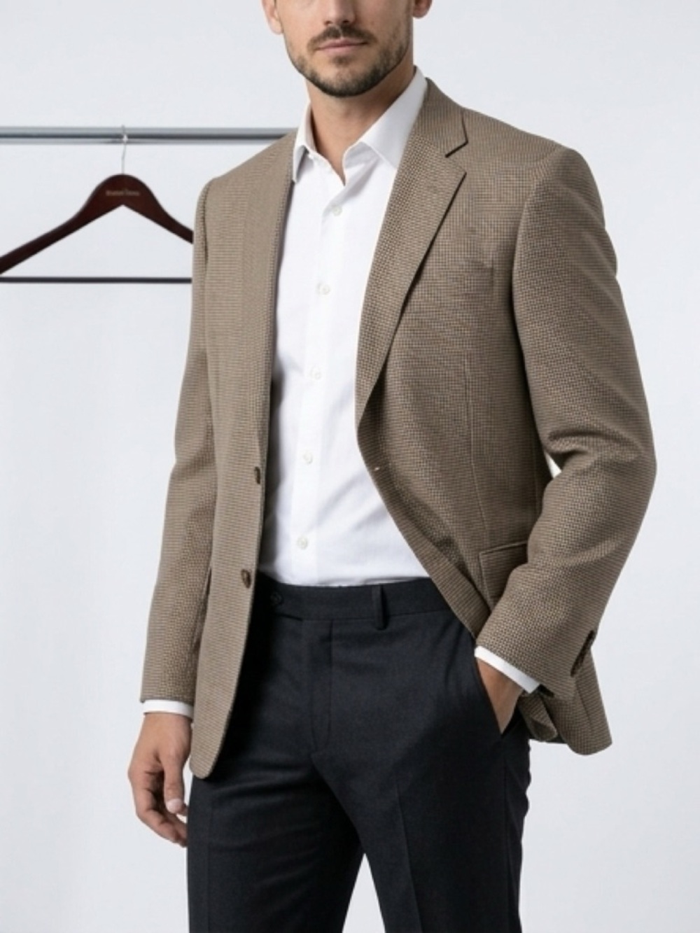 Joseph Abboud Brown Micro-Houndstooth Sport Coat #Nordstrom #Sportjacket #Pro